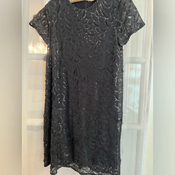 line and dot sequin dress MILLA MINI DRESS